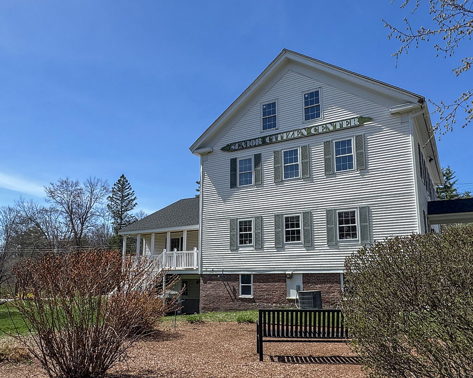 Photo of the exterior of the community center in Windham