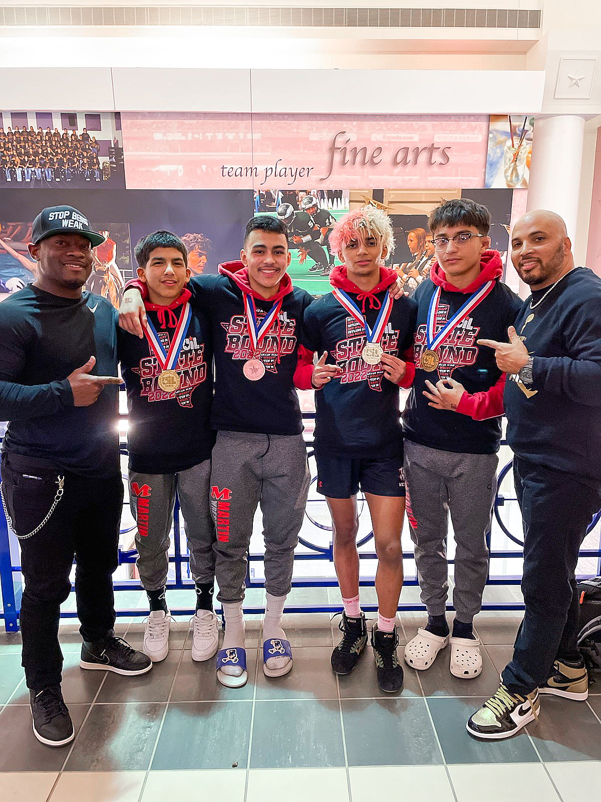The Mission Wrestling team.