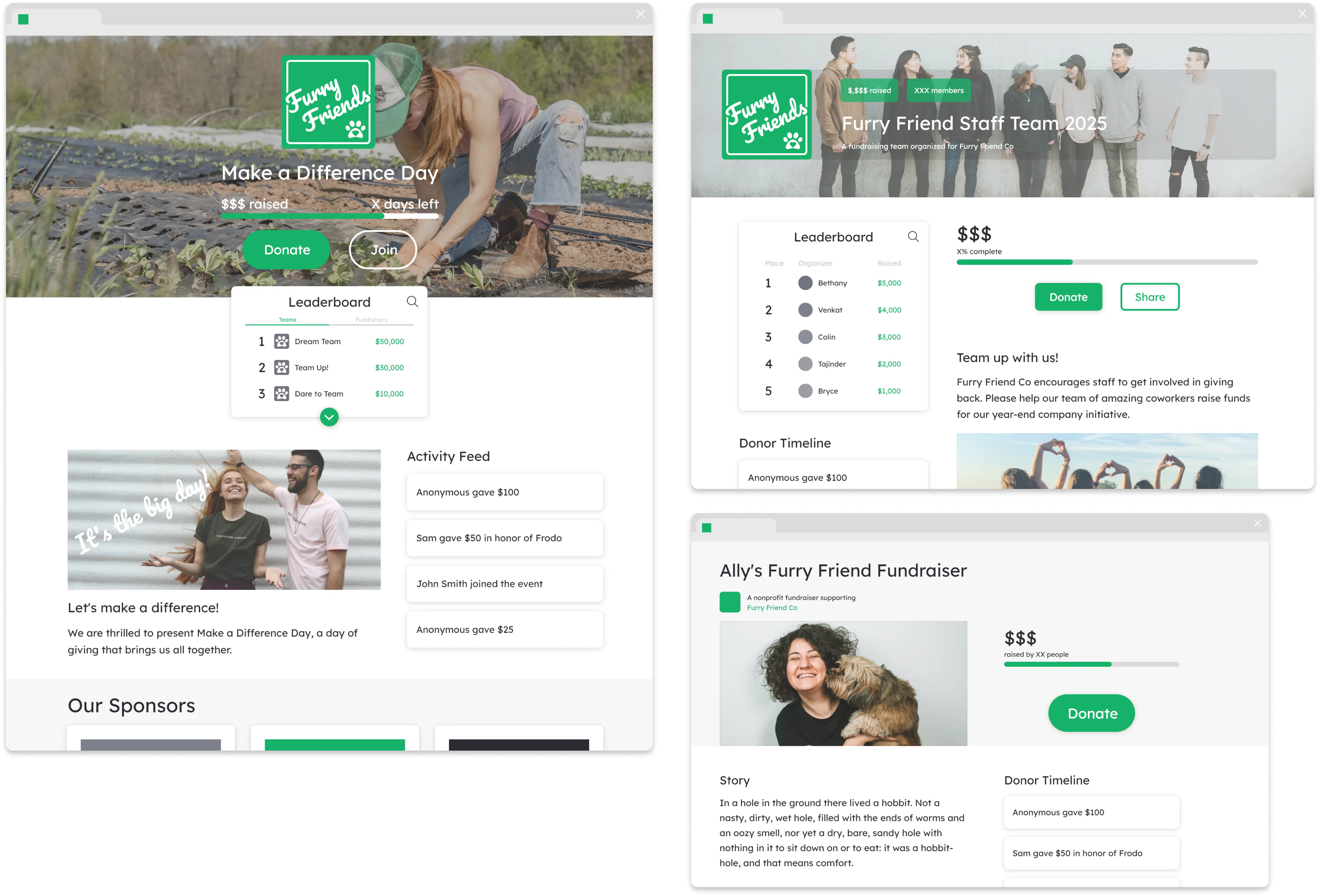 group fundraising tools with real-time metrics, easy onboarding, and streamlined reporting.