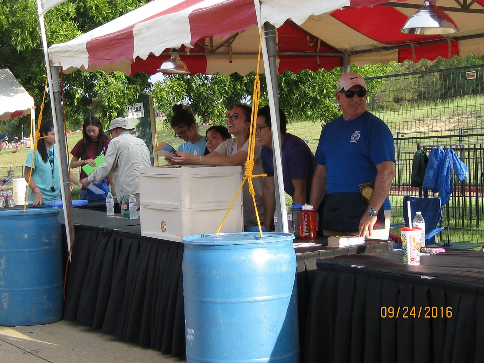 Staffing a gate at Plano Balloon festival