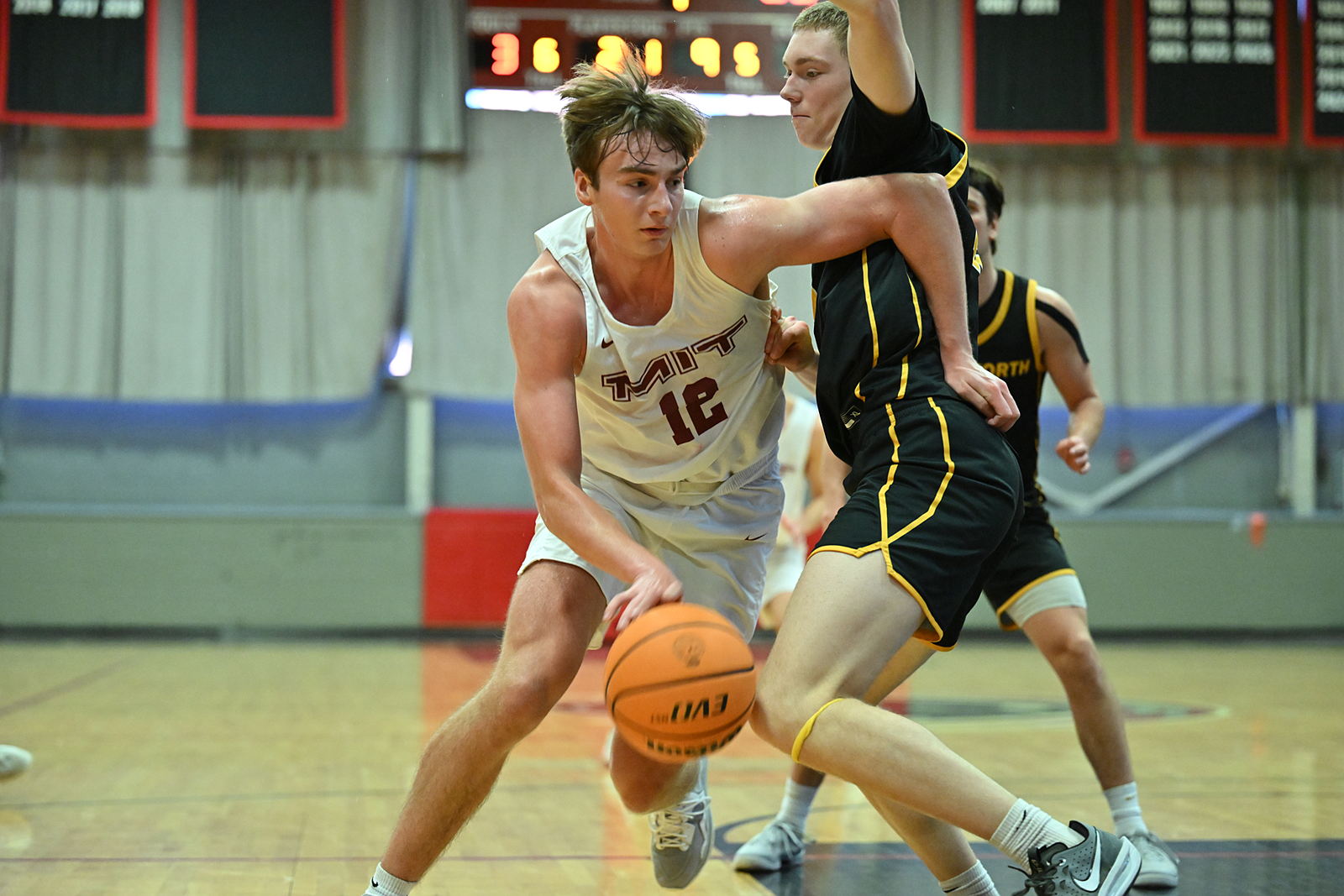 Men's basketball player on the court