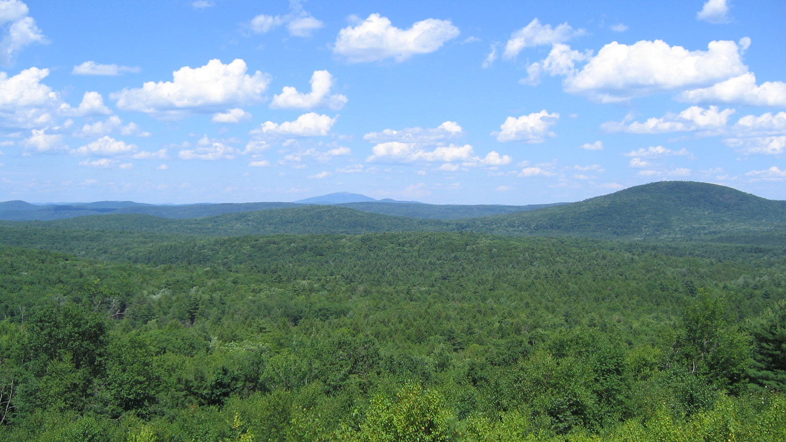 Mt. Monadnock and Mt. Grace from the Richardson Outlook in Northfield