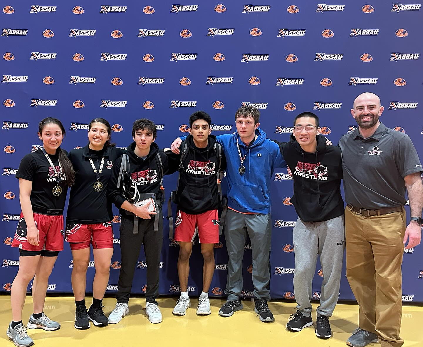 Members of club wrestling