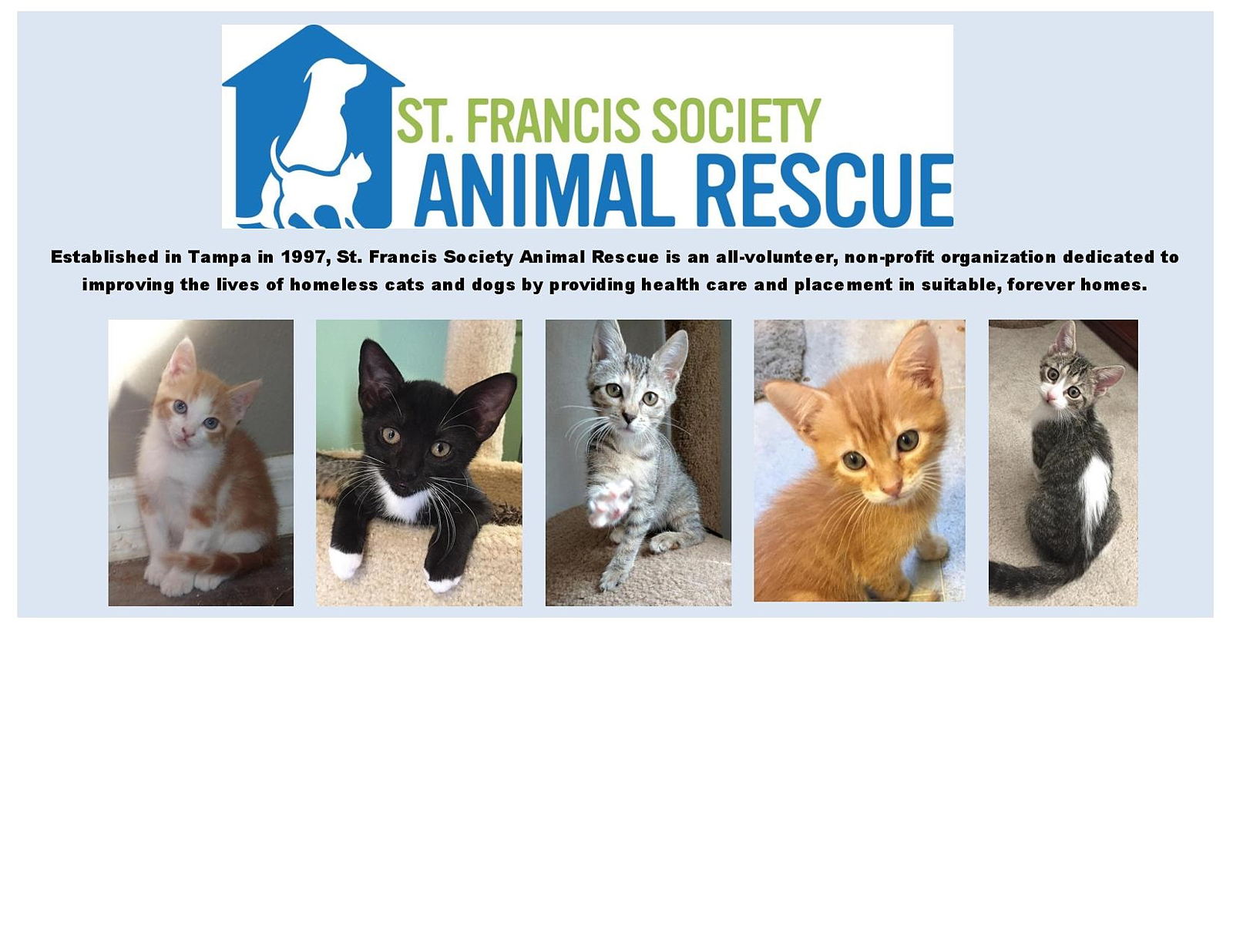 St. Francis Society Animal Rescue Mightycause