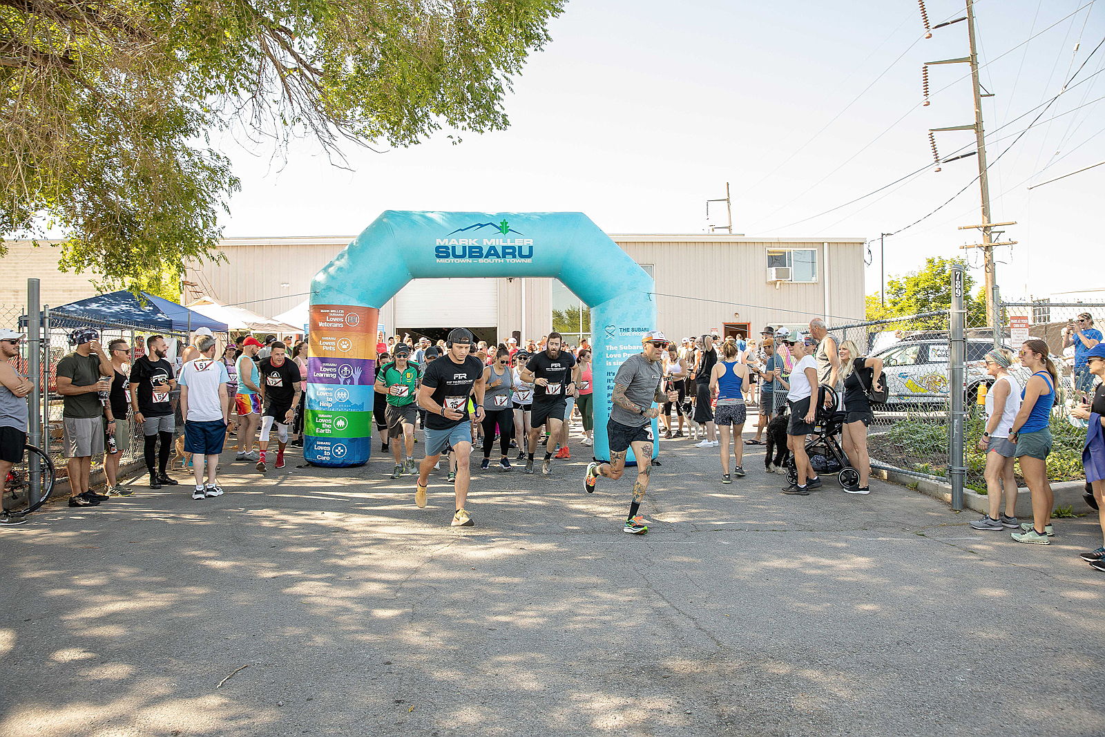 Community members participating in FTR's first-annual 5K Walk/Run for Recovery, held June 2021.