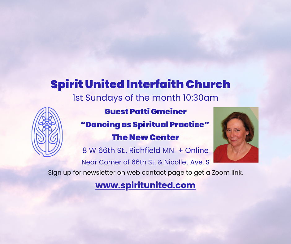 Guest Patti Gmeiner Dancing as a Spiritual Practice