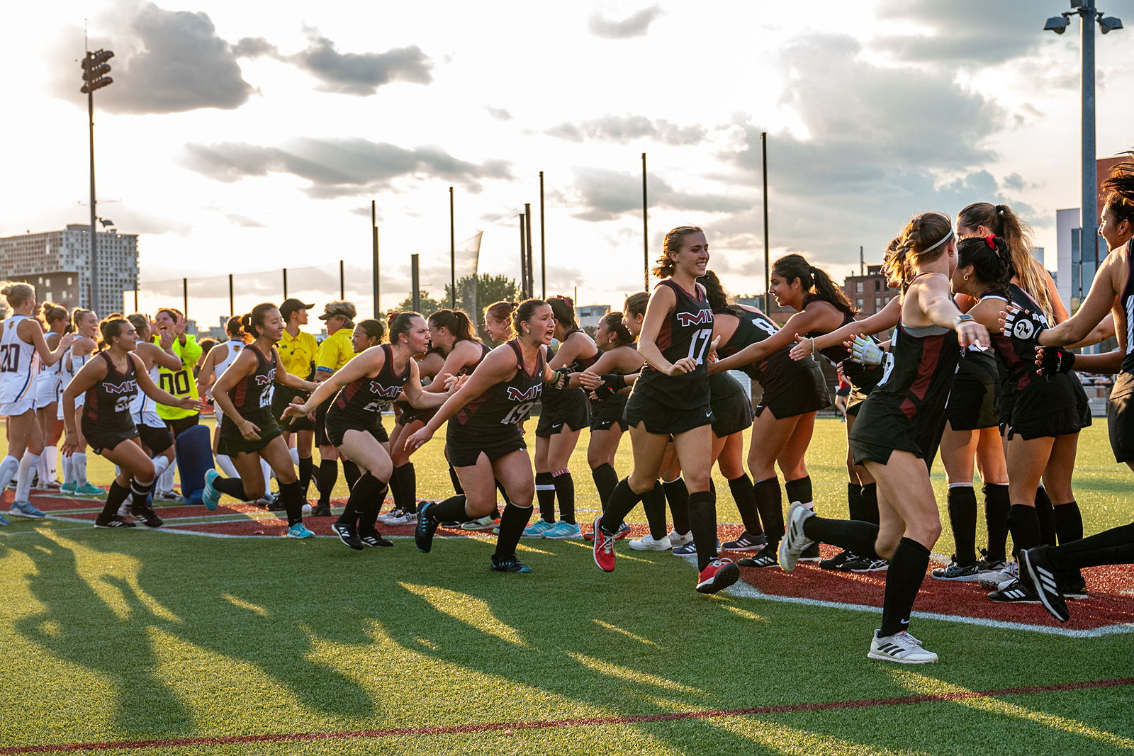 Field Hockey players on field