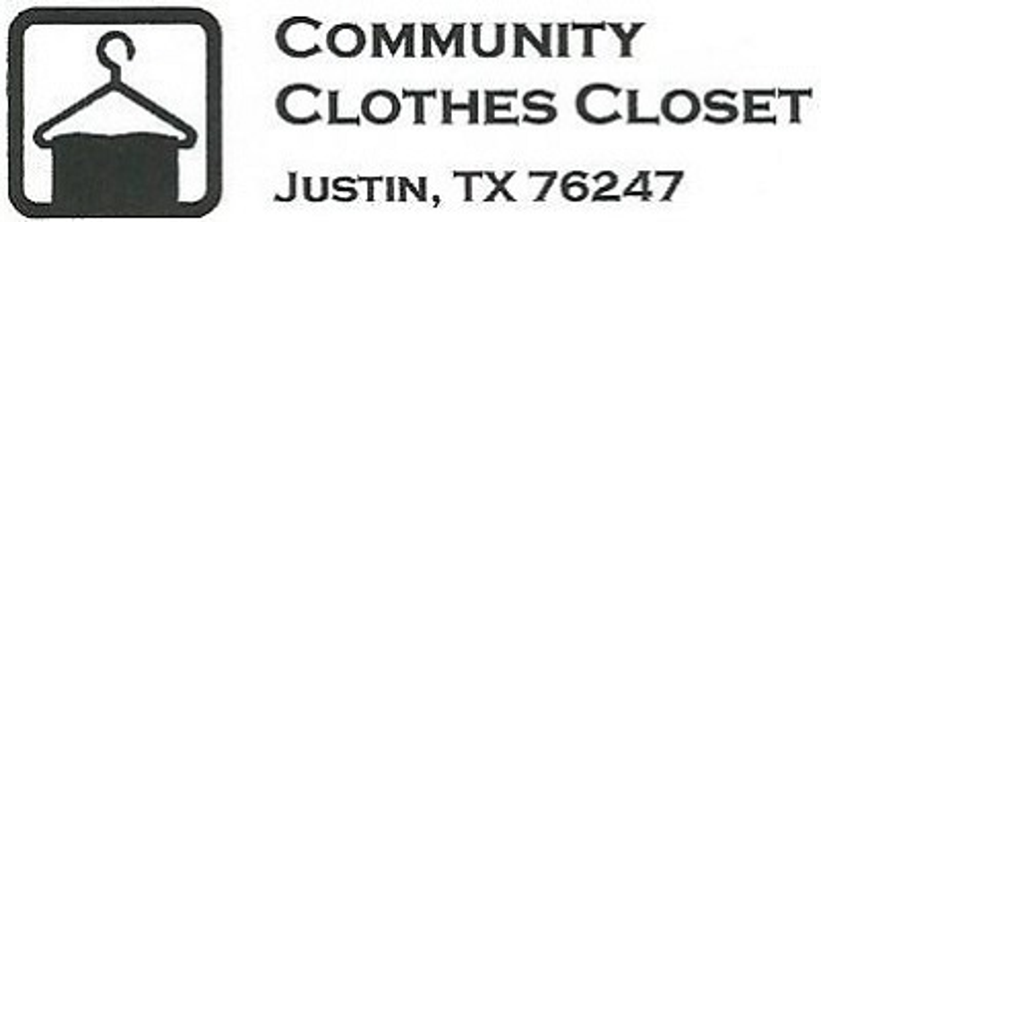 COMMUNITY CLOTHES CLOSET North Texas Giving Day