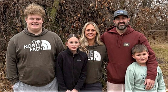 Photo of the Davis family