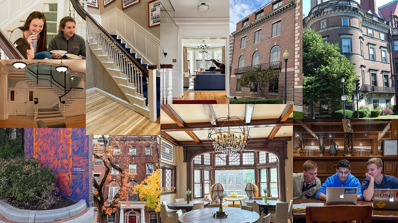 A group poses with Tim the Beaver