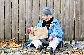 Homeless woman Stock Photos, Royalty Free Homeless woman Images |  Depositphotos
