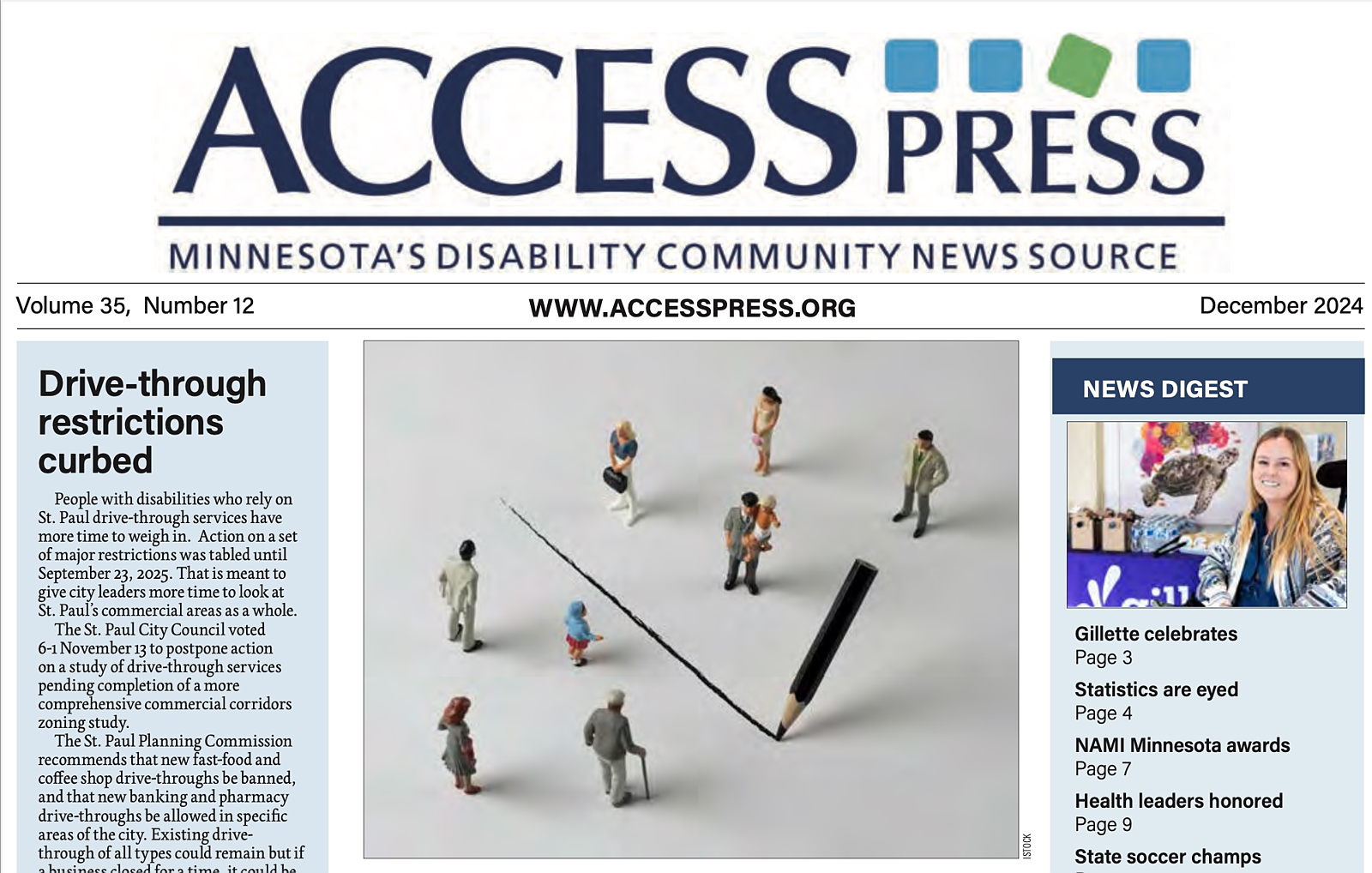 cover page, Access Press November 2024 issue