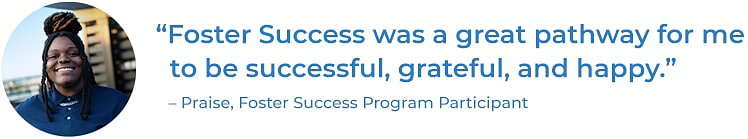Praise quote and photo