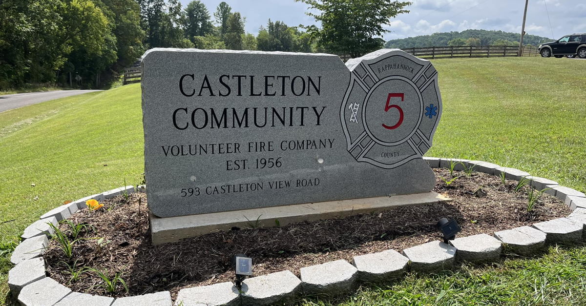 Castleton Community Volunteer Fire Company | Give Local Piedmont
