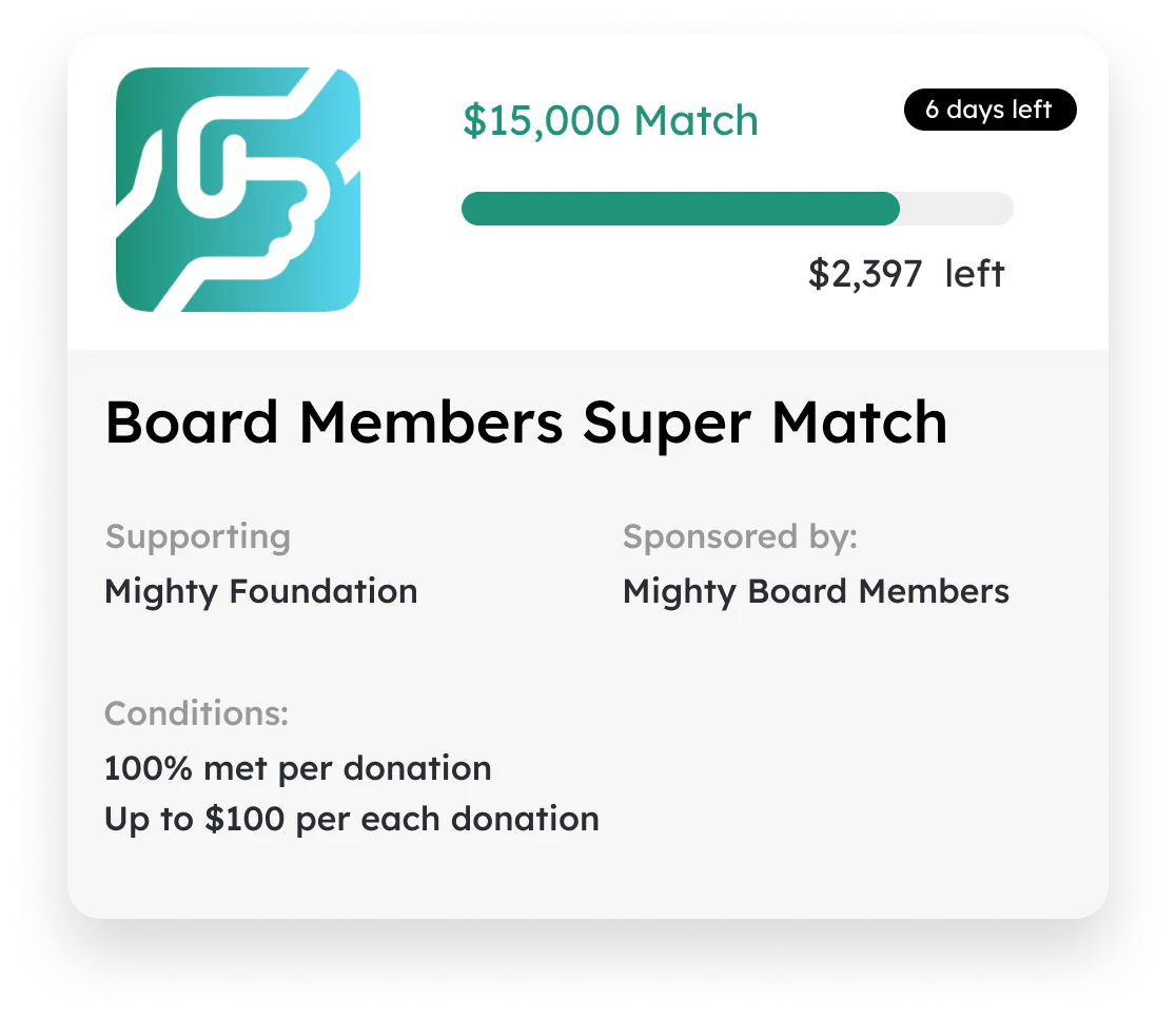 nonprofit matching grants tool