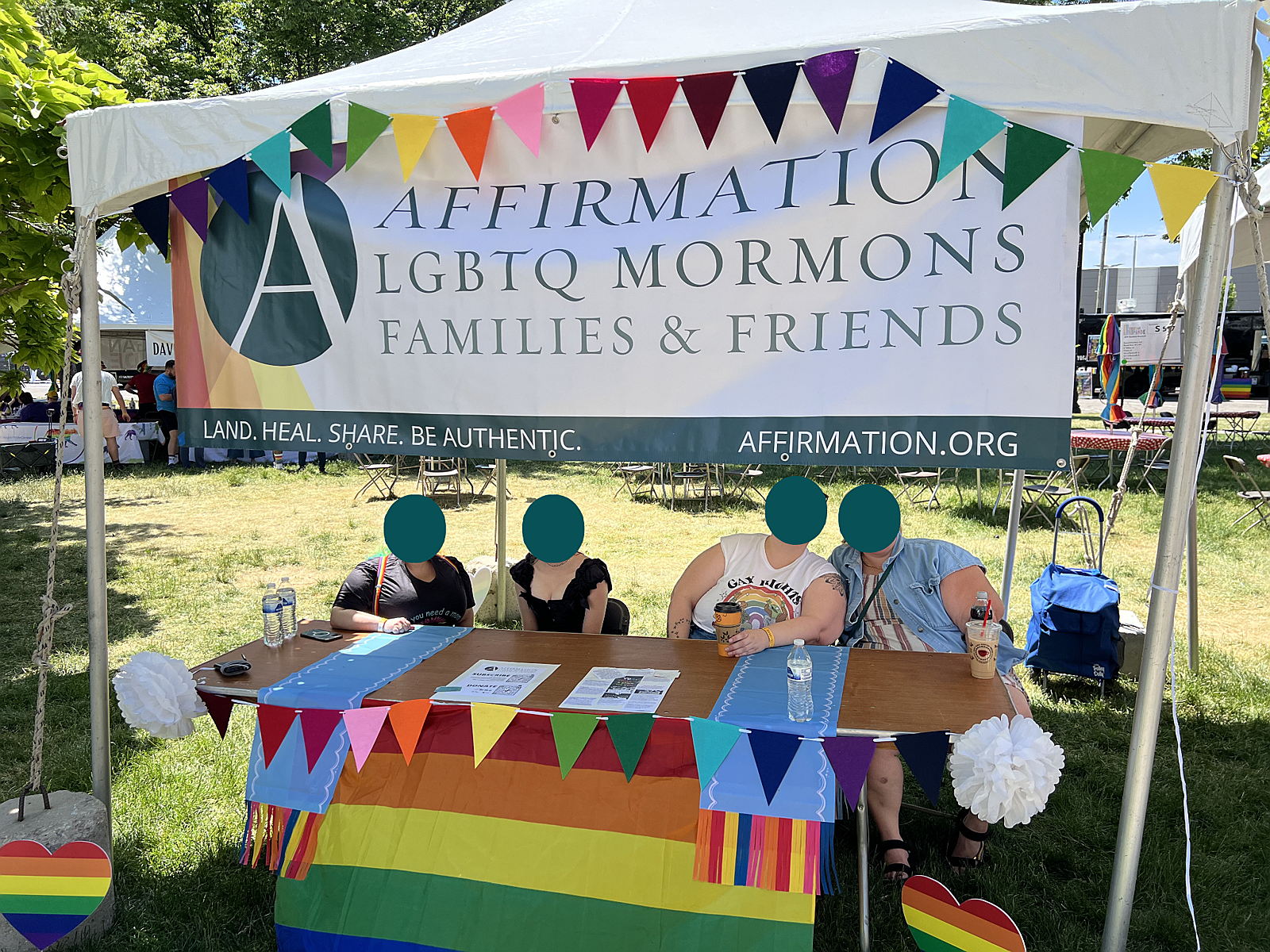 Booth at Utah Pride Festival