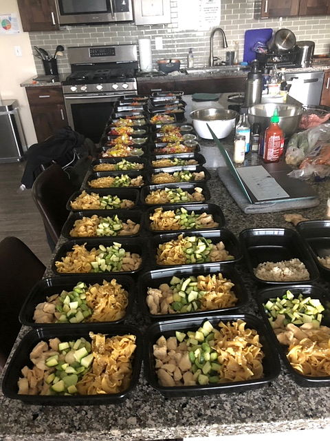 Food prepared by FTR ready for distribution